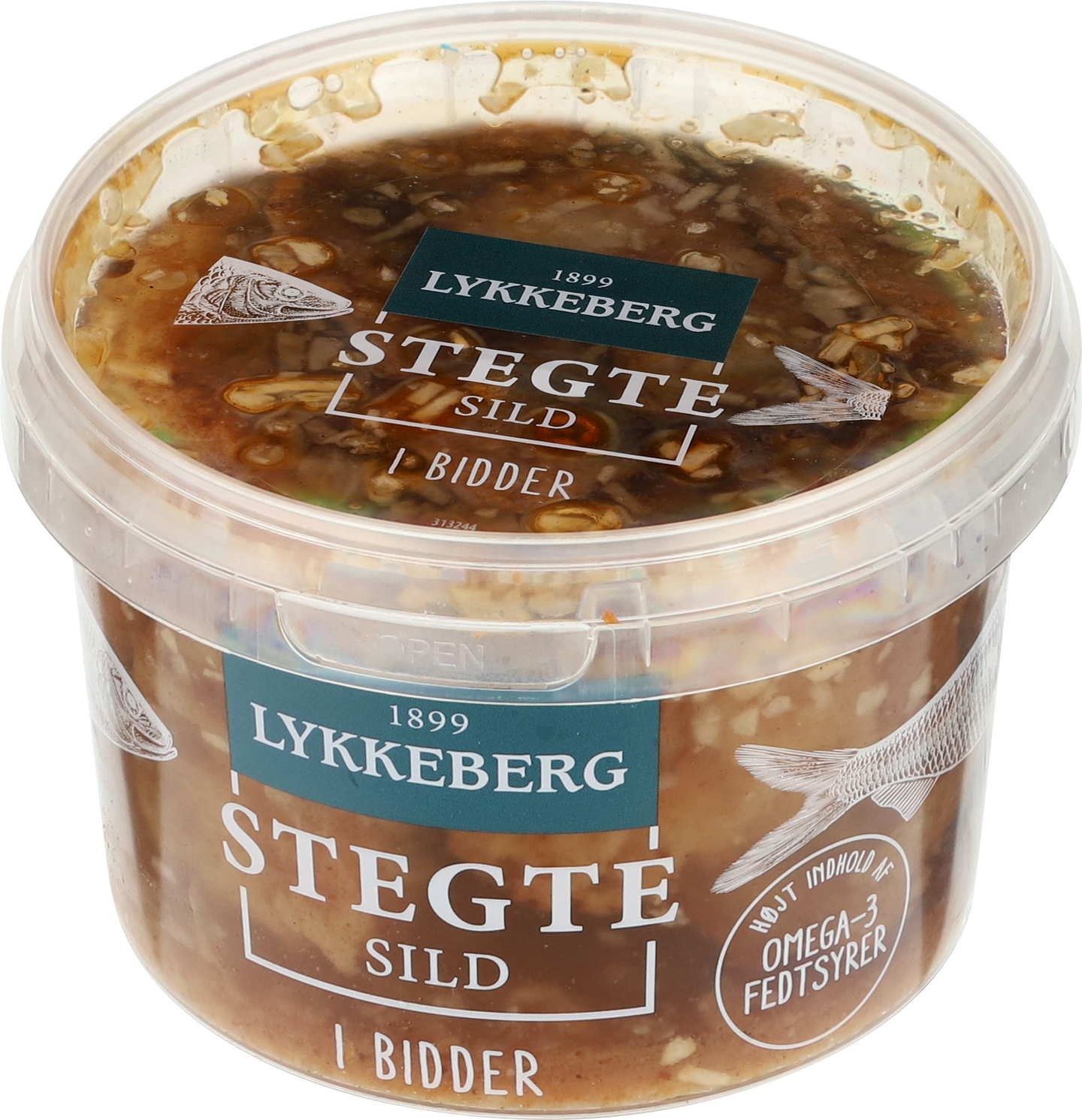 Lykkeberg paistettu silli paloina marinadissa 500/250g