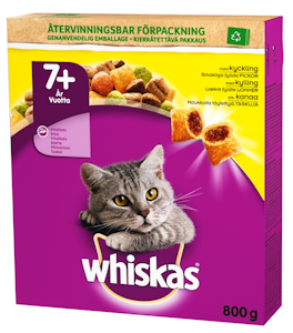 Whiskas 7+ Kanaa 800g