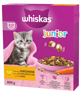 Whiskas Junior kanaa 800g