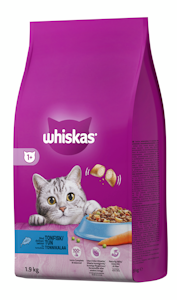 Whiskas 1+ kuivaruoka 1,9kg tonnikala