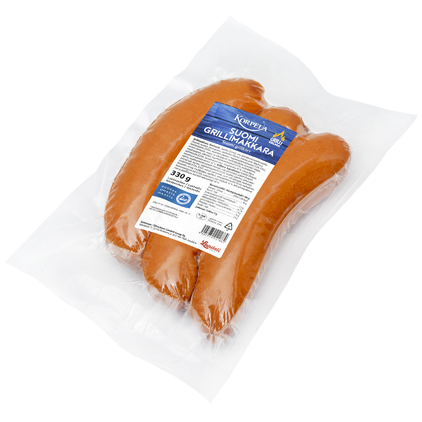 Korpela Suomi Grillimakkara 330g