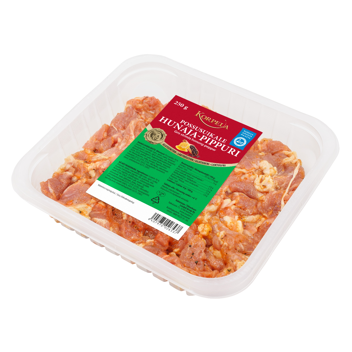 Korpela Possusuikale hunaja-pippuri 250 g