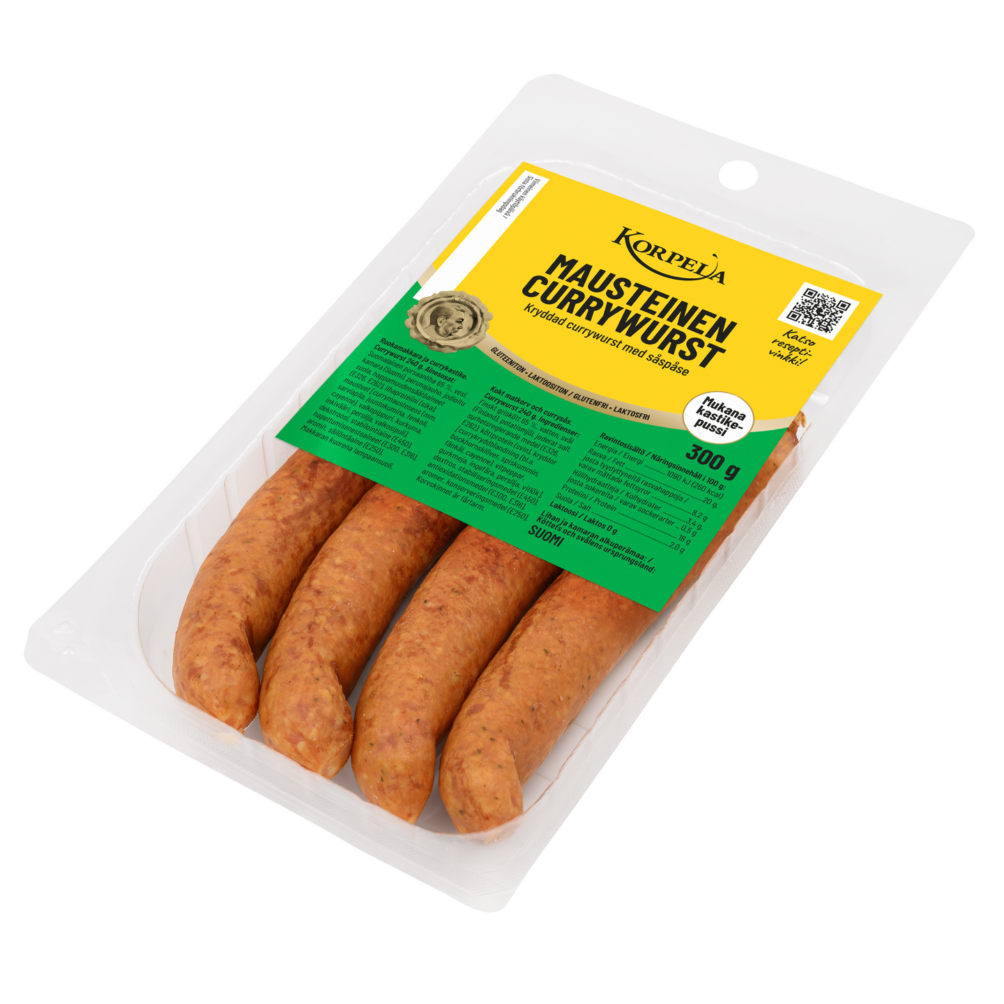 Korpela Mausteinen currywurst 300g