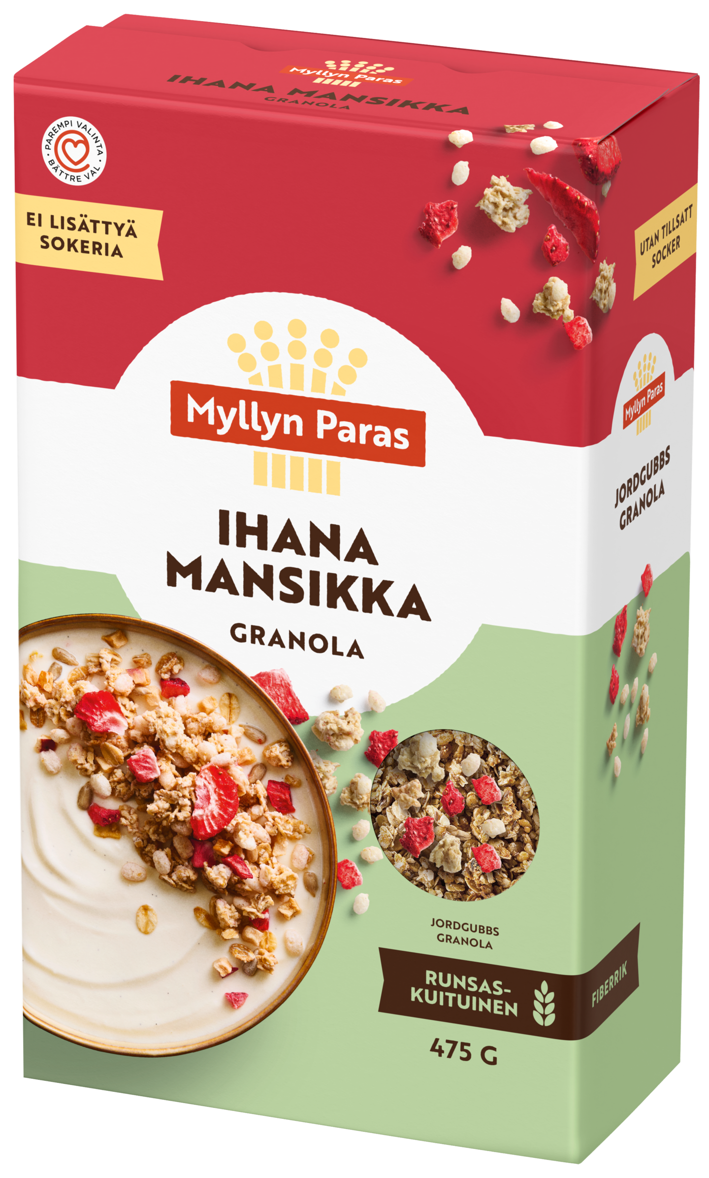 Myllyn Paras Ihana Mansikka Granola 475g