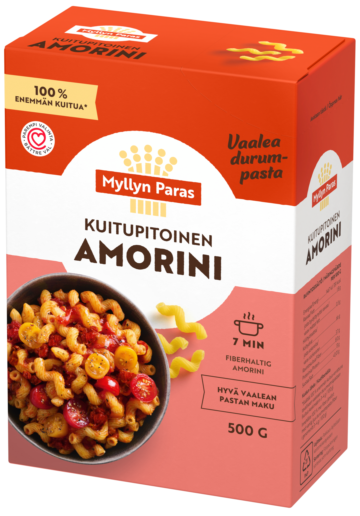 Myllyn Paras Kuitupitoinen Amorini pasta 500g