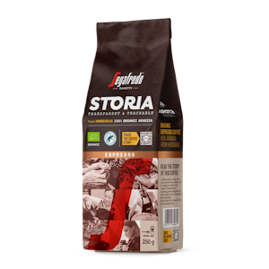 Segafredo Storia Espresso hienojauhettu kahvi luomu RFA 250g