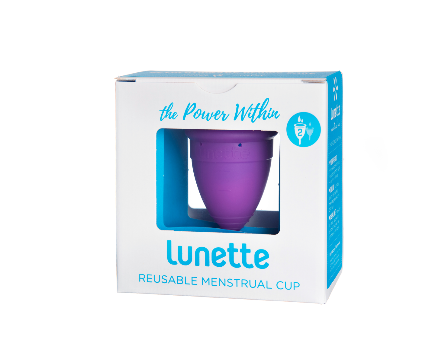 Lunette kuukuppi koko 2 violetti