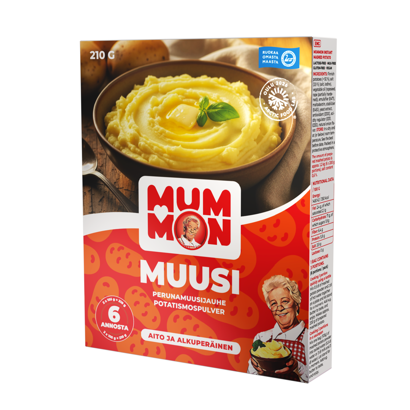 Mummon muusi perunamuusijauhe 210g