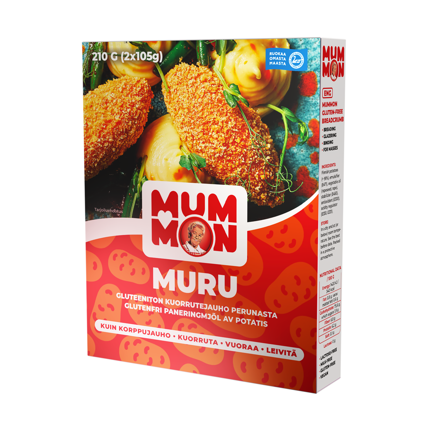 Mummon gluteeniton Muru 210 g