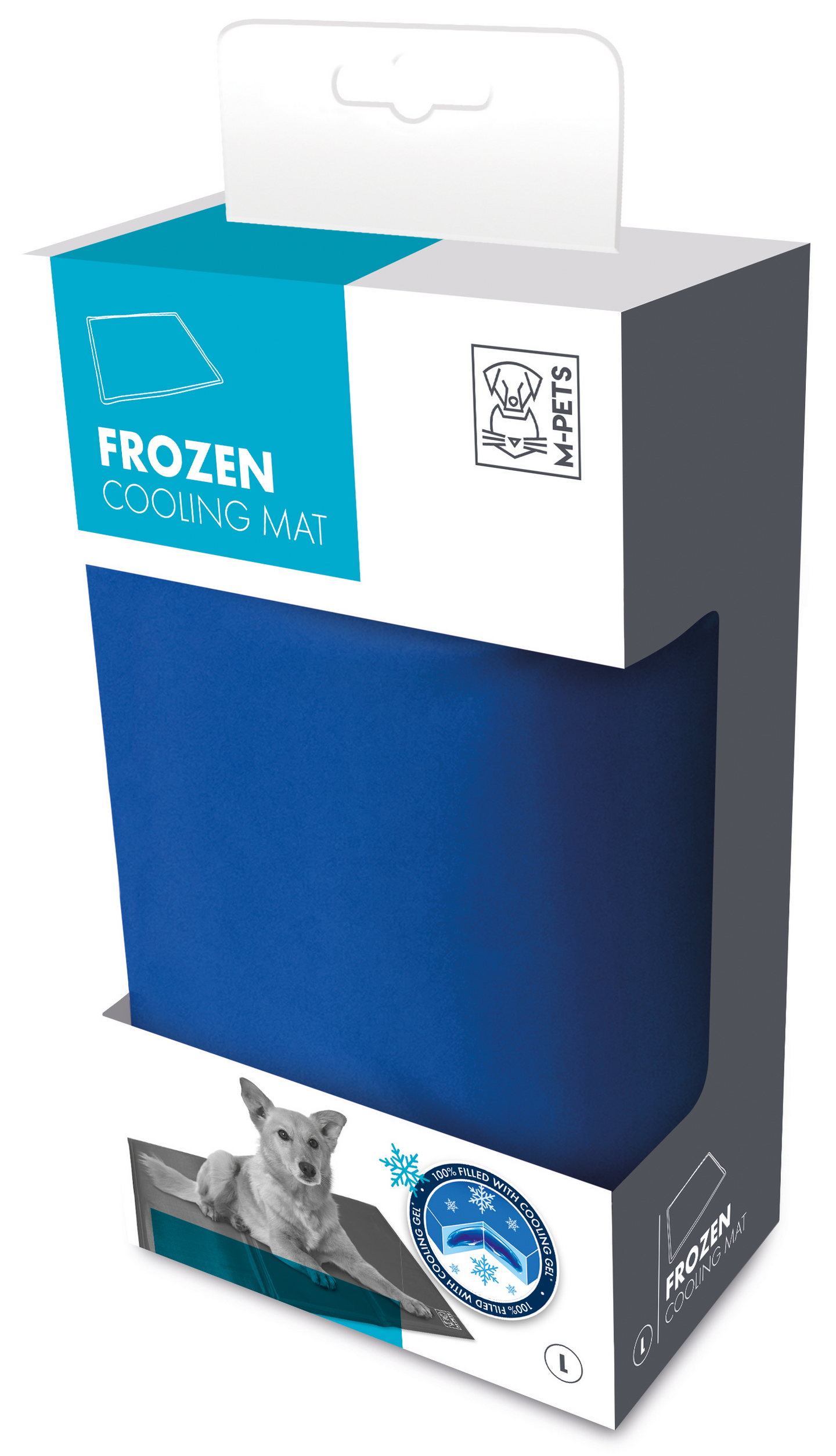 M-PETS Frozen Koiran viilennysmatto L sininen