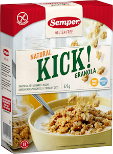 Semper Kick! Kauramuromysli Natural 375g gluteeniton