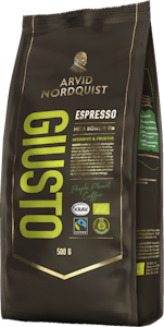 Arvid Nordquist papukahvi 500g Giusto Espresso luomu