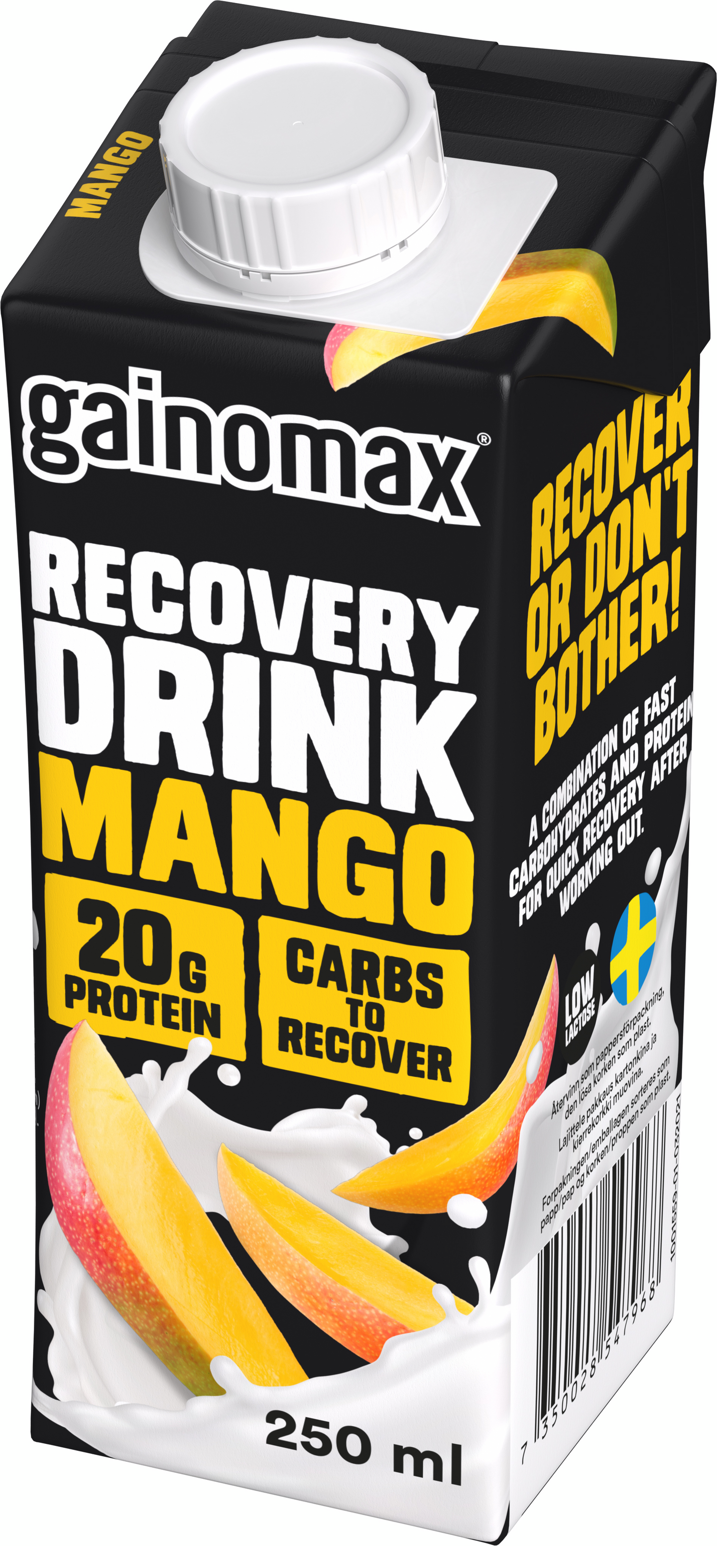 Gainomax Recovery drink Mango Palautusjuoma 250 ml