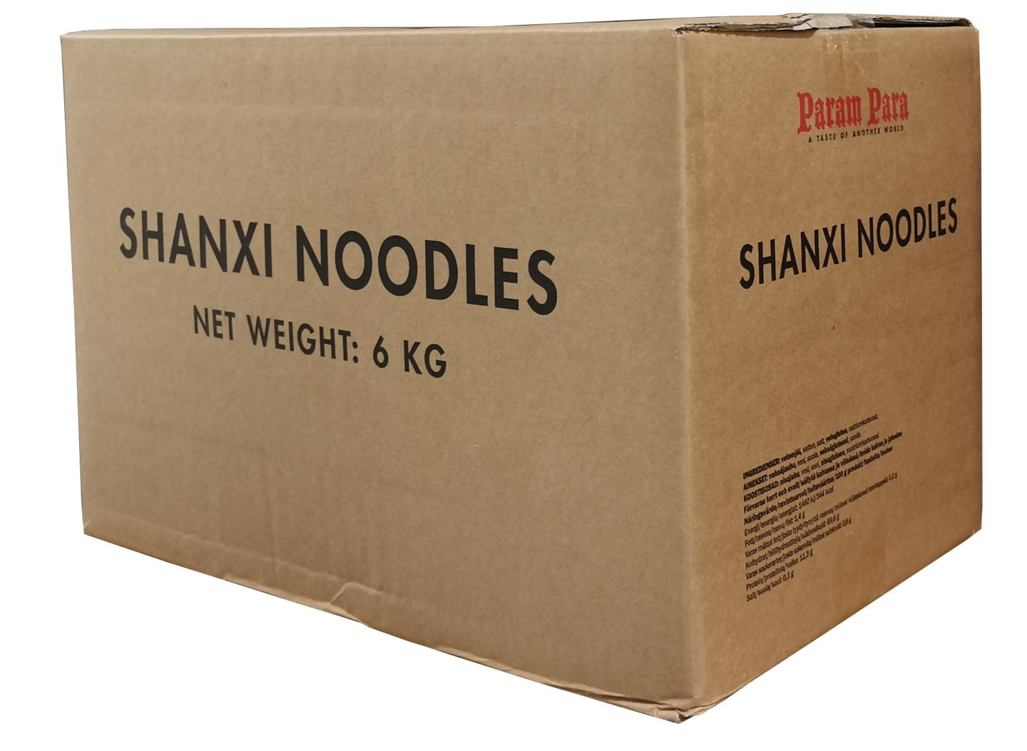 Param Para Shanxi Noodles vehnänuudelit 6kg