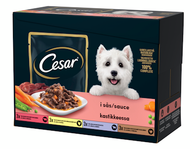 Cesar Adult annospussilajitelma kastikkeessa 12x100g