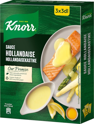 Knorr Kastikeaines Hollandaisekastike 3x22g