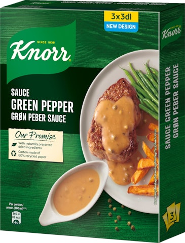 Knorr Kastikeaines Viherpippurikastike 3x22g