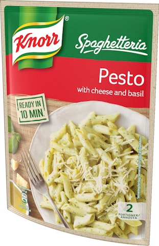 Knorr Spaghetteria Pesto pasta ateria-ainekset 155 g