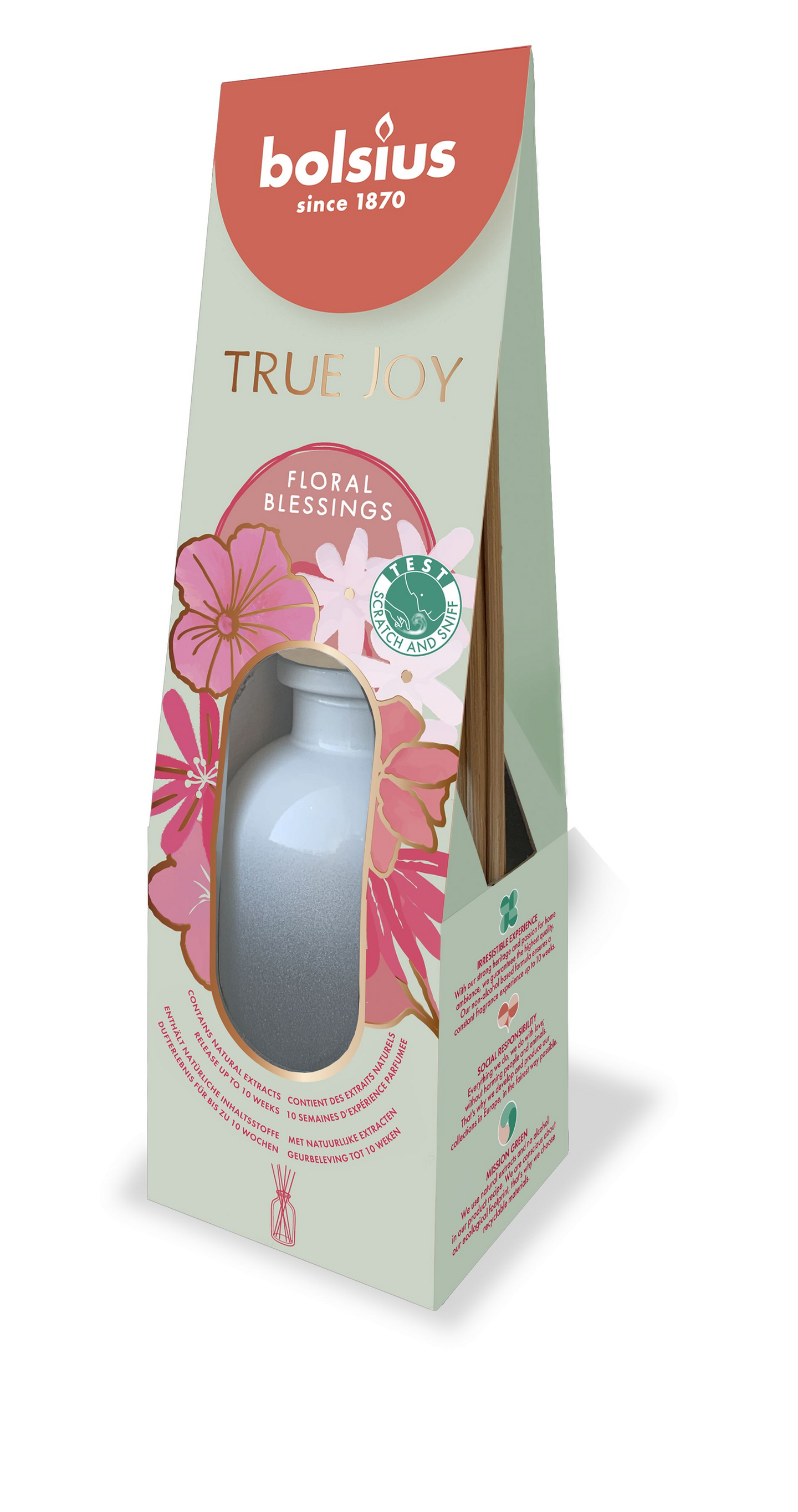 Bolsius huonetuoksu 80ml Floral Blessings
