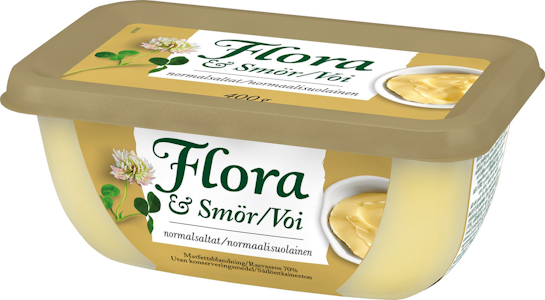 Flora & Voi 400g normaalisuolainen