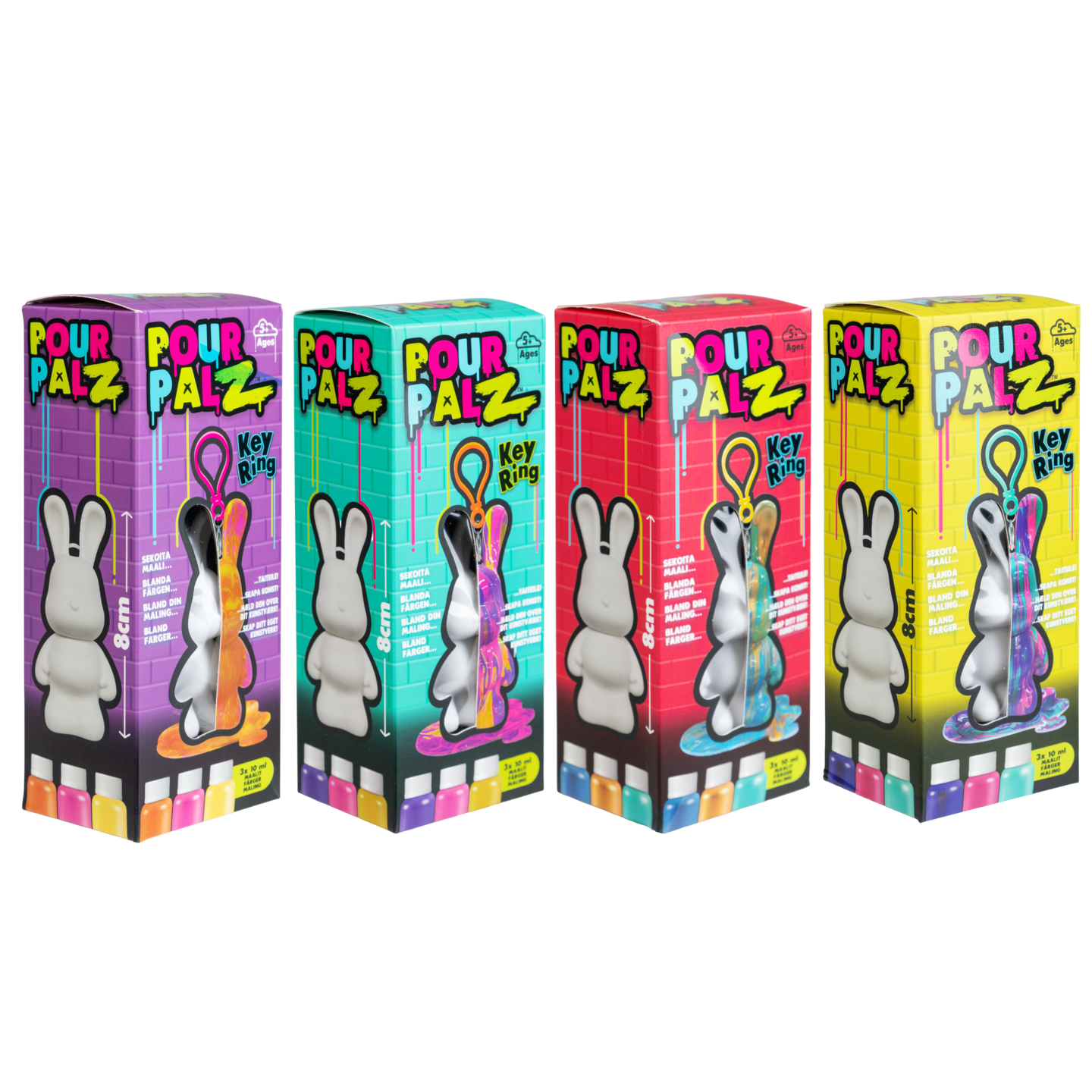 Pour Palz bunny mini avaimenperä