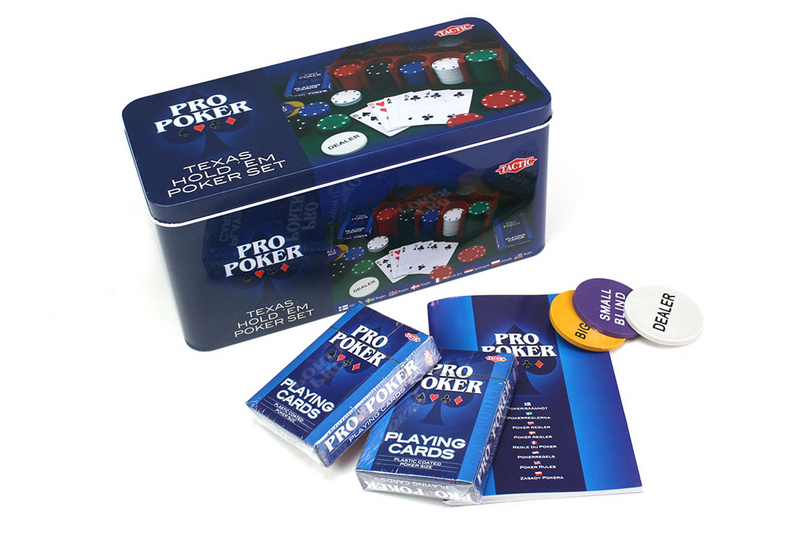 Tactic ProPoker Texas Hold'em pokerisetti metallirasiassa