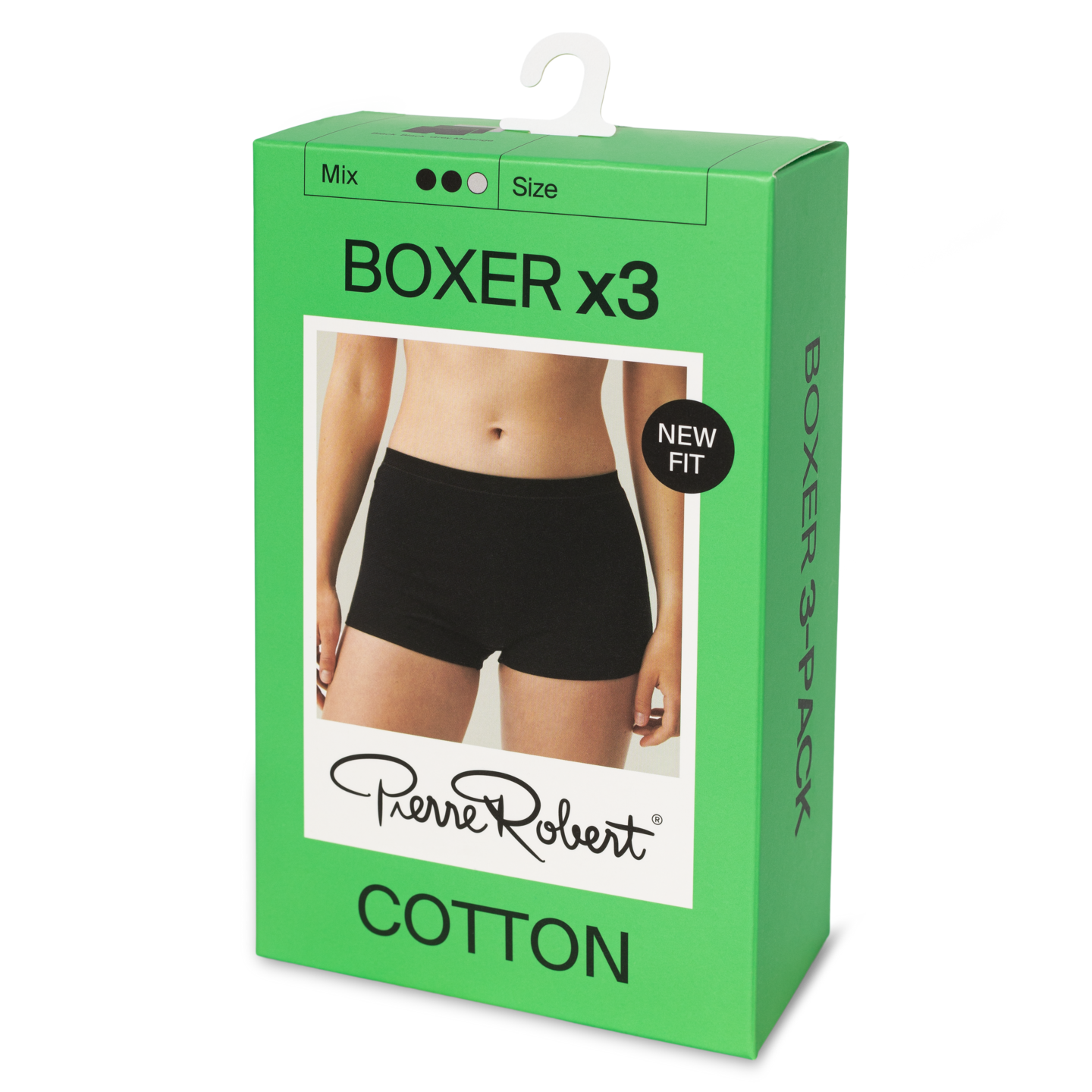 Pierre Robert Cotton Boxer alushousut 3kpl/pkt