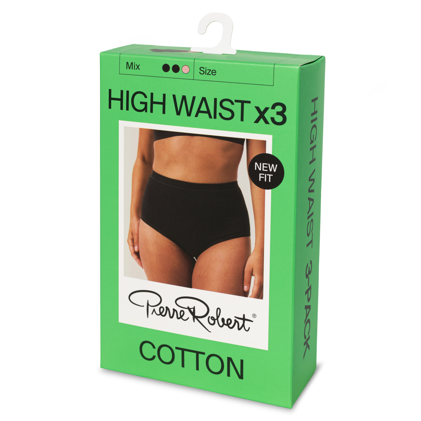 Pierre Robert Cotton High Waist alushousut 3kpl/pkt