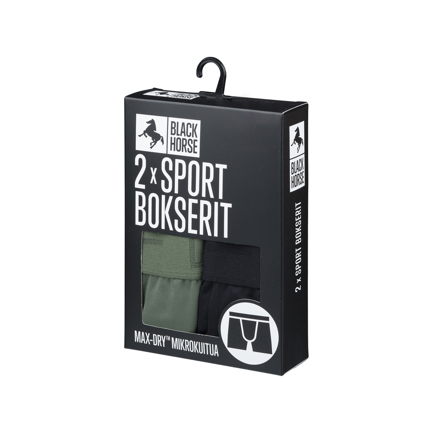 Black Horse I171 Sport bokserit 2kpl/pkt