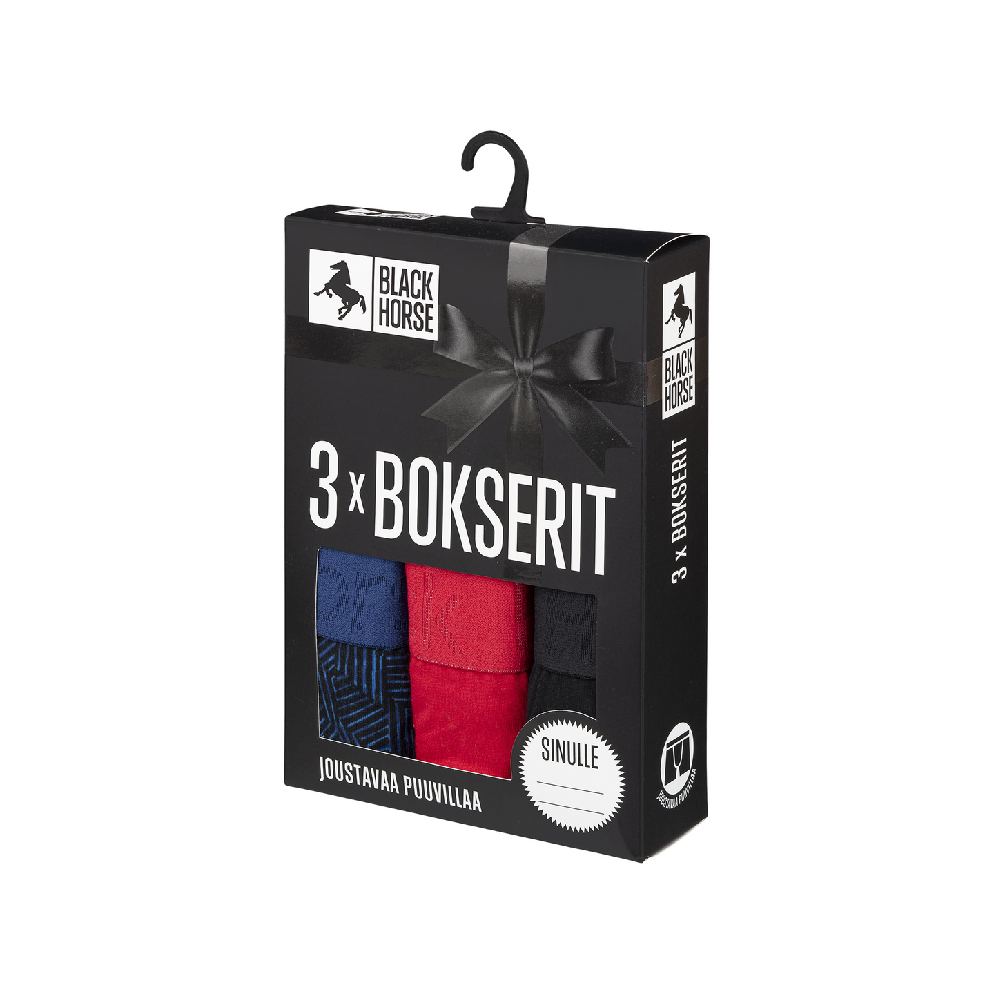 Black Horse I152 bokserit 3kpl/pkt