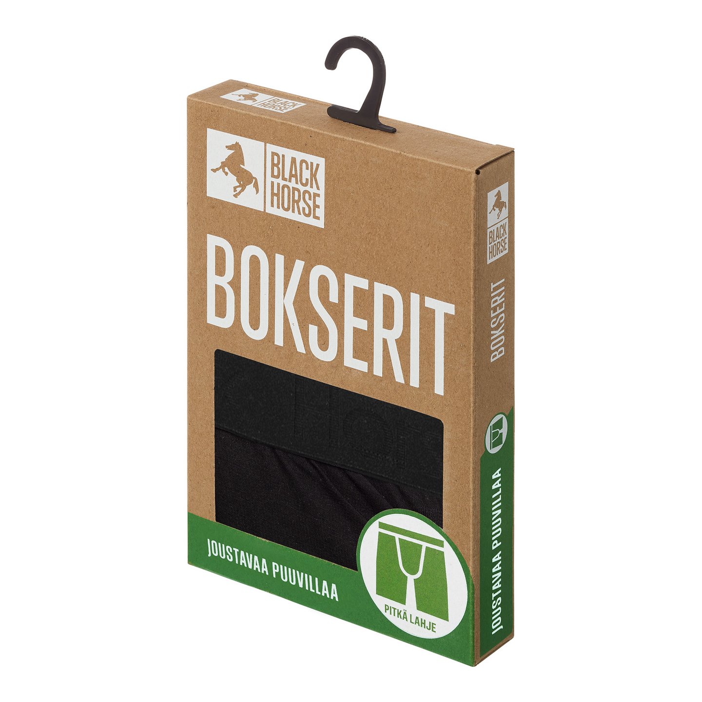 Black Horse I158 pitkälahje bokserit
