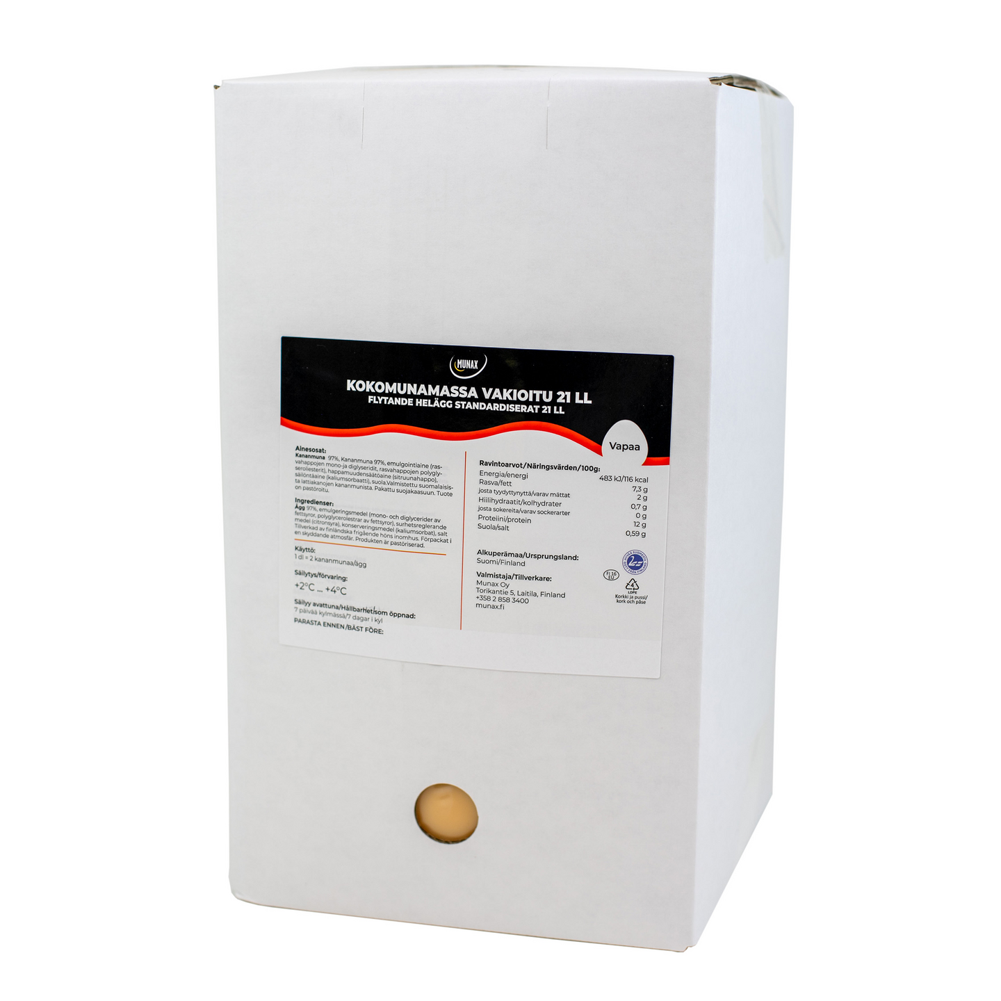 Munax vapaa kokomunamassa LL 10kg