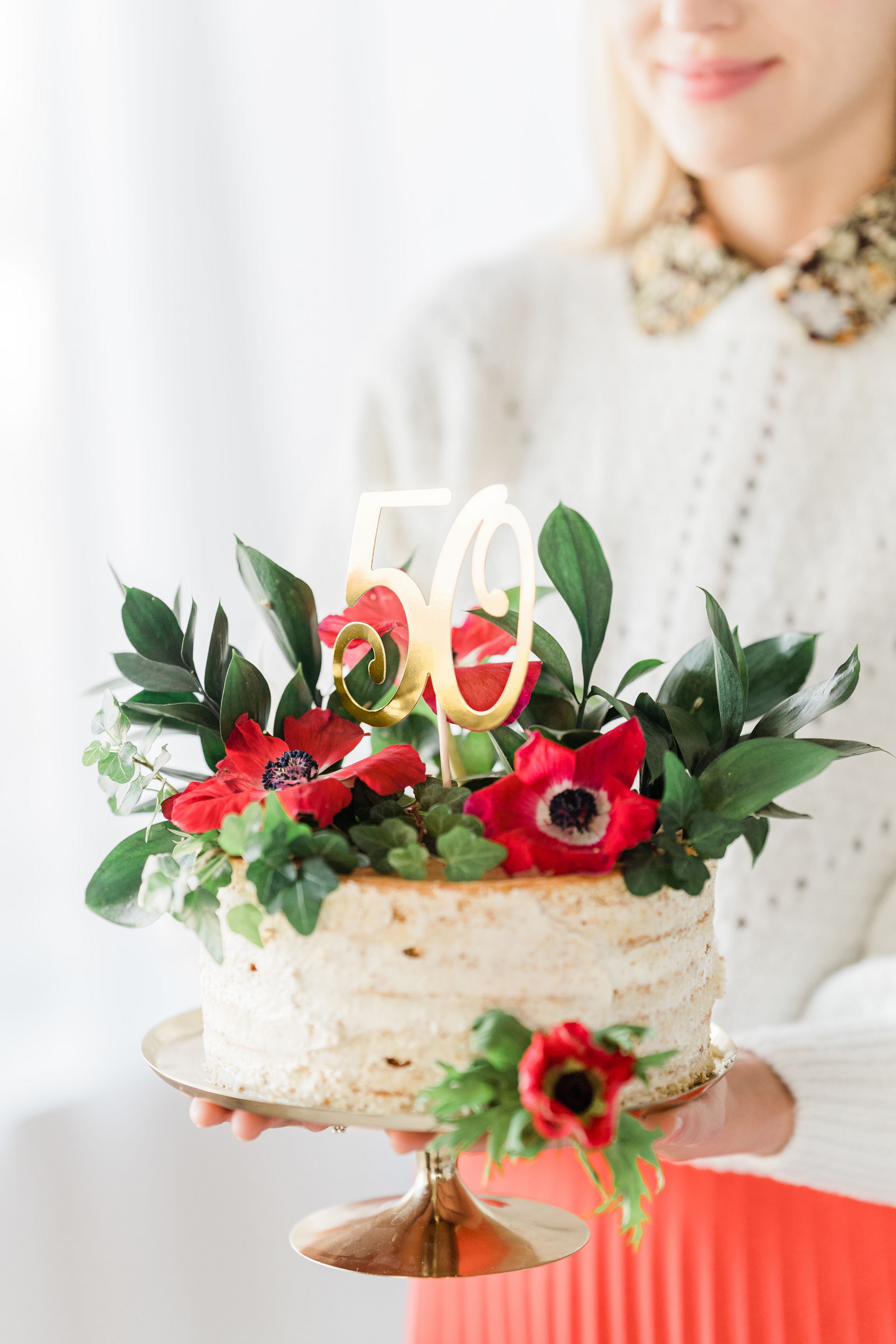 Kakunkoriste 50 kulta 20,5cm