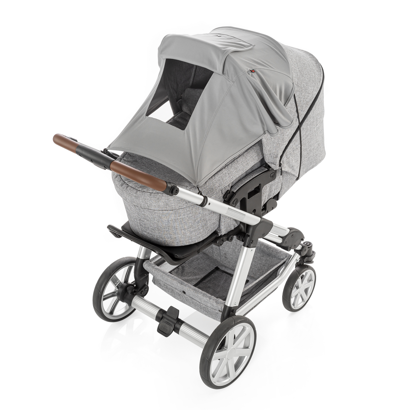 Reer aurinkosuoja lastenvaunuille, harmaa