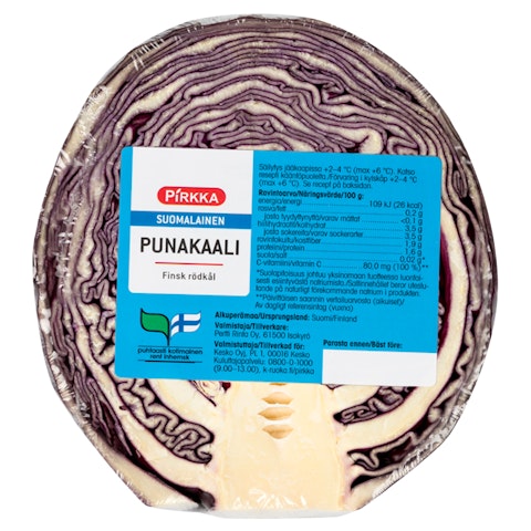 Pirkka suomalainen punakaali