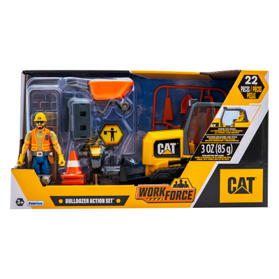 CAT Workforce Bulldozer-sis työmiehet ja