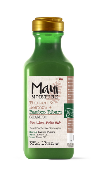 Maui Moisture shampoo 385ml Thicken & Restore + Bamboo Fiber