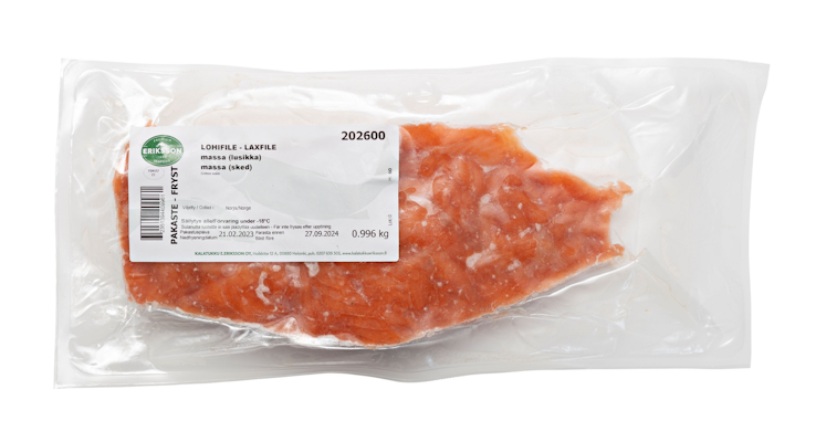 Eriksson lohifilemassa n. 5kg lusikka pakaste