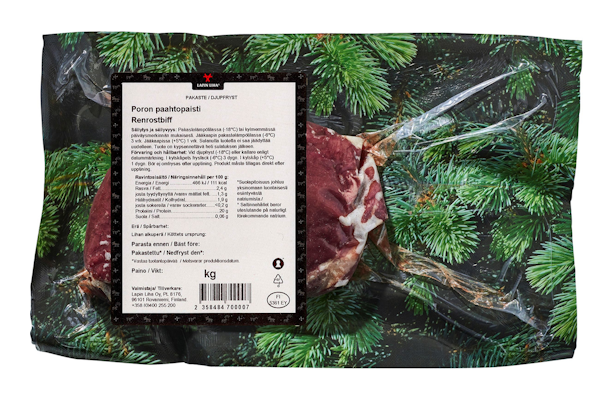 Lapin Liha poron paahtopaisti n. 250 g pakaste