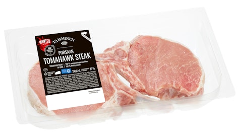 Tamminen Porsaan Tomahawk steak 2kpl/n500g