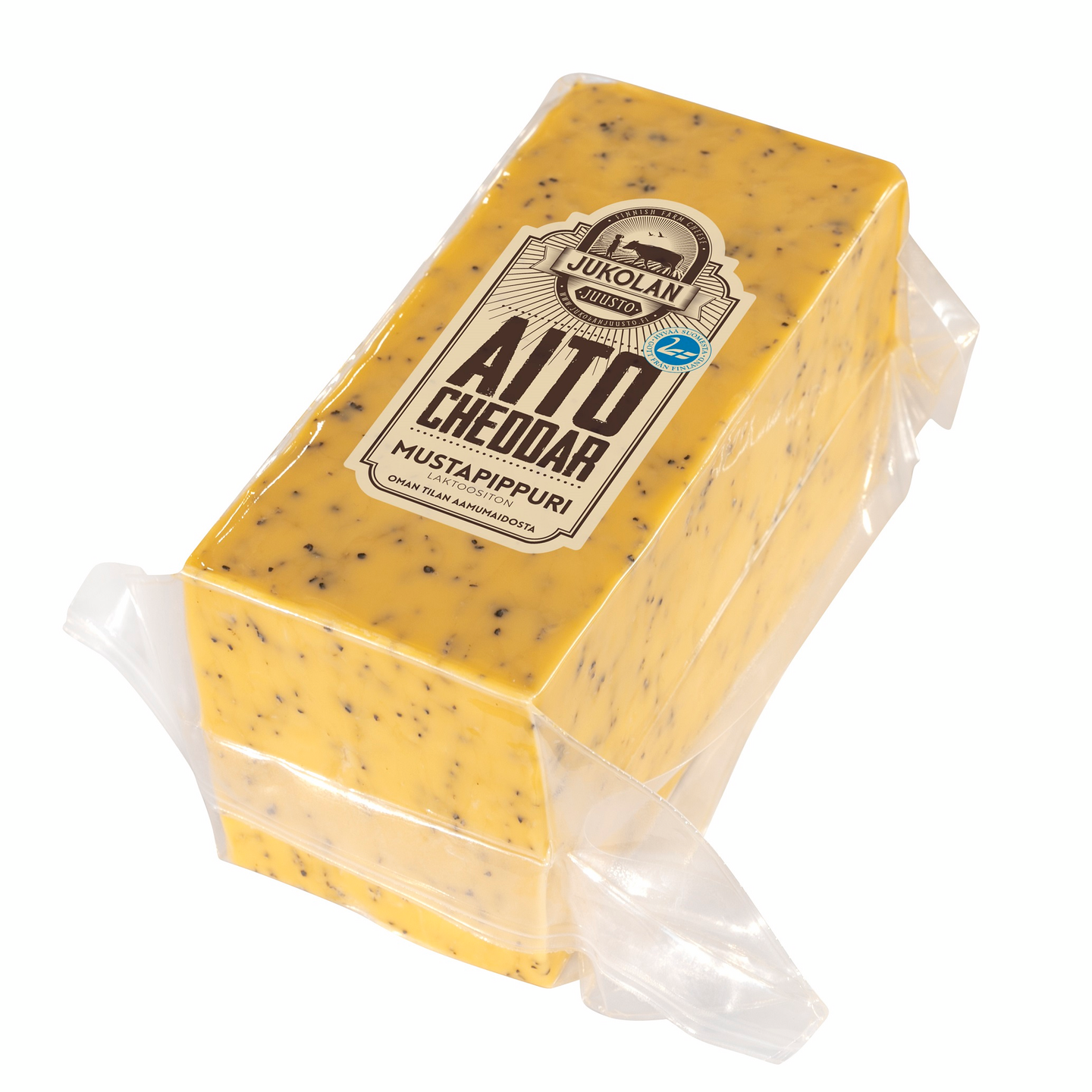 Jukolan Aito Cheddar Mustapippuri n. 1,5kg