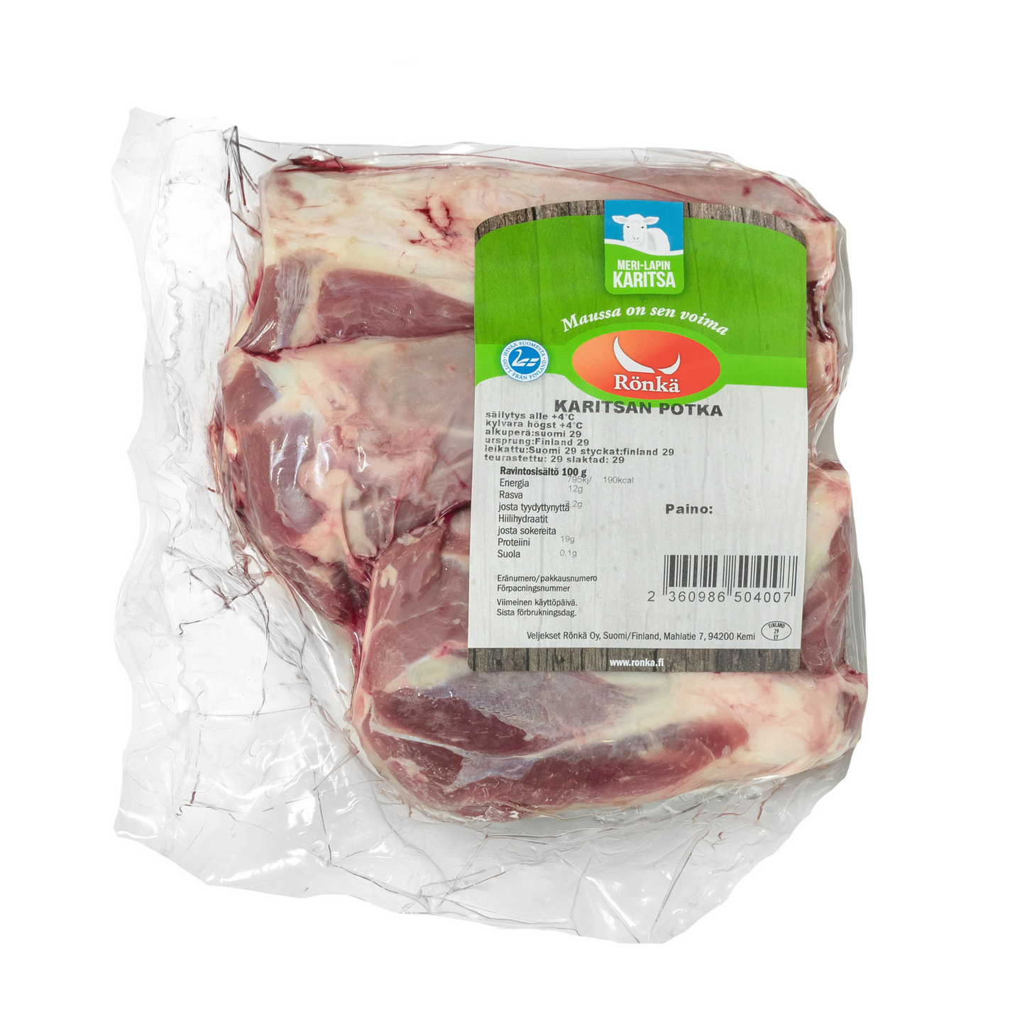 Rönkä Karitsan potka 4kpl/vac