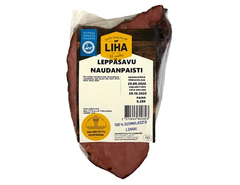 Savo-Karjalan Liha Oy Leppäsavu-naudanpaisti n300g