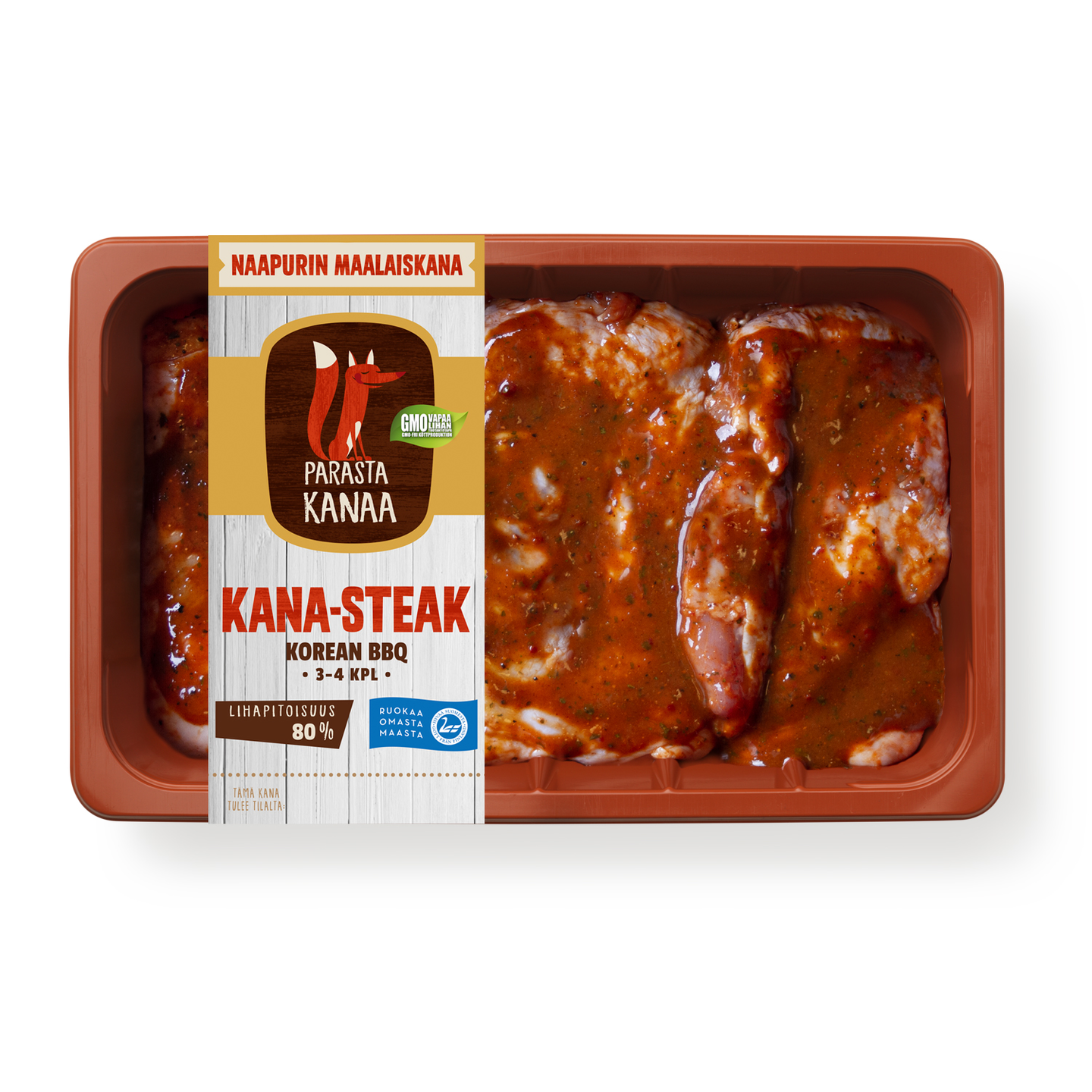 Naapurin Maalaiskanan Kana steak Korean BBQ N 750 G K Ruoka Verkkokauppa