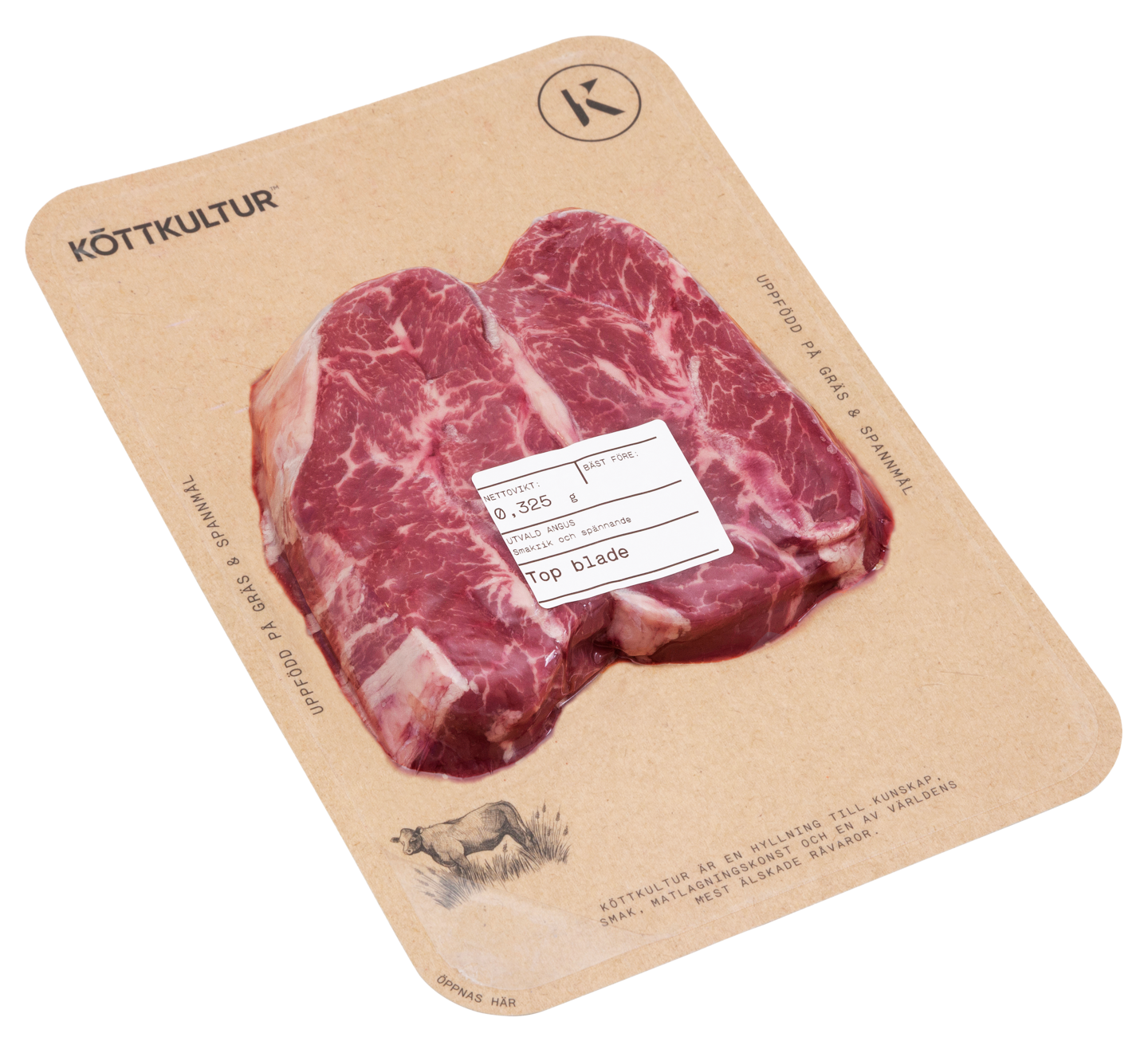 Lihakulttuuri naudan top blade/flat iron steak n.230g