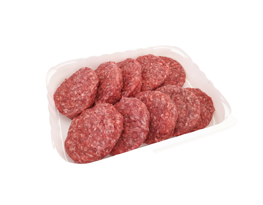 Reinin naudan burgerpihvi ohut 10x n. 120g/n. 1,2kg