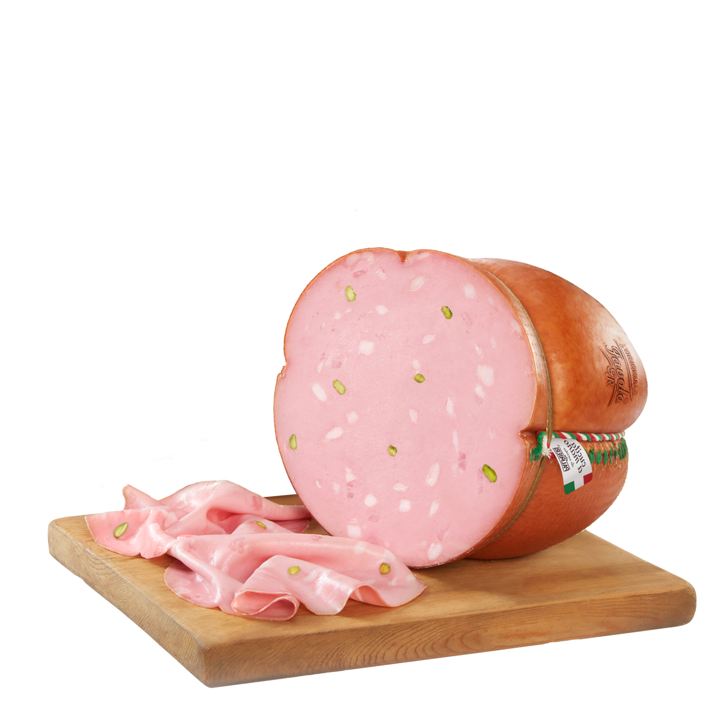 Palmieri Mortadella Favola sisilialaisella pistaasipähkinällä n. 2,5kg