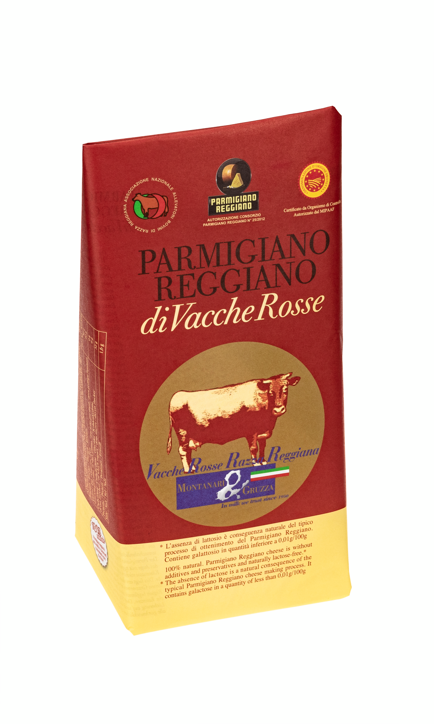 Montanari & Gruzza Parmigiano Reggiano DOP 24kk ”Vacche Rosse” juusto n. 1kg