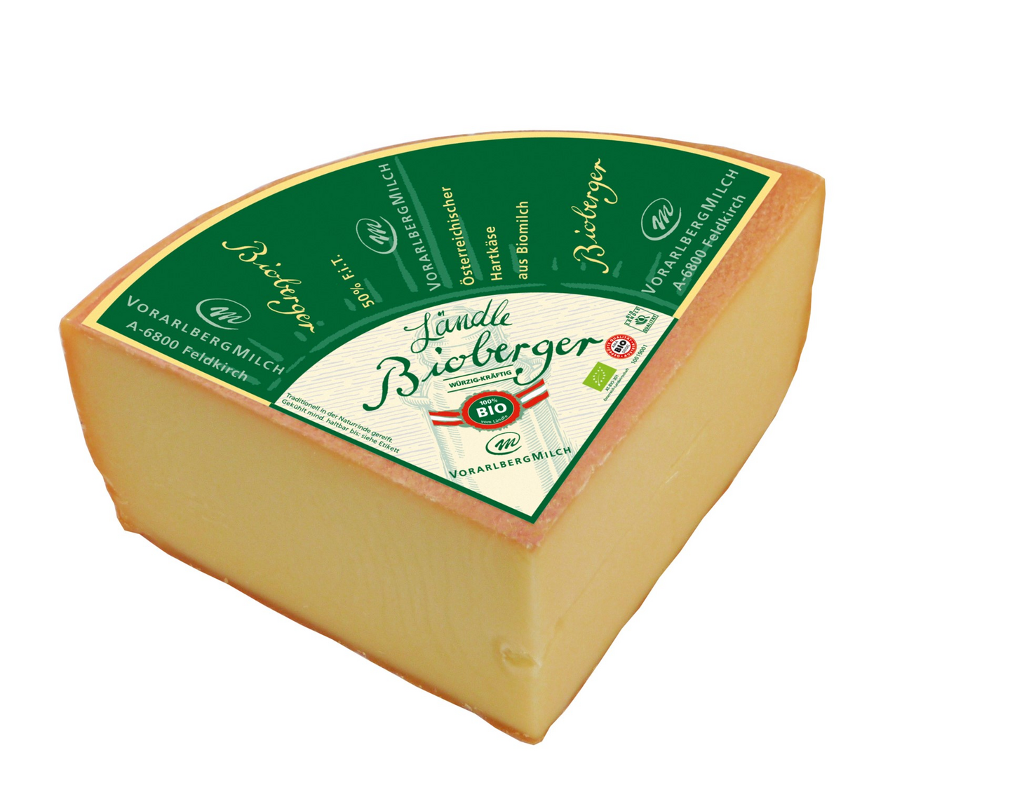 Vorarlberg Milch Ländle Bioberger, Itävaltalainen kova juusto