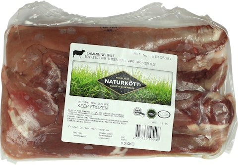 Naturkött n500g karitsan sisäfilee pakaste